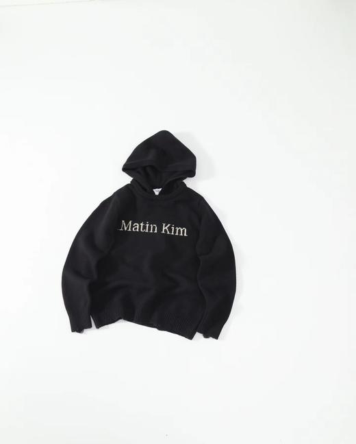 F032044秋冬新款针织提花字母重工破坏下摆连帽假两件毛衣 商品图3