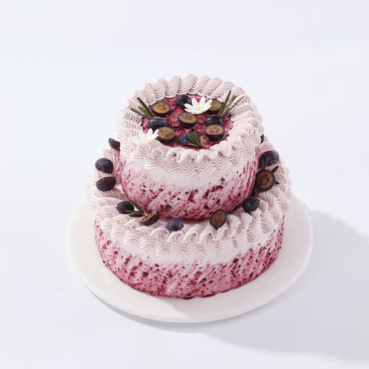 【蓝莓鲜果乐园】春日鲜果蛋糕，鲜爽蓝莓解腻，蛋糕胚松软绵密，酸甜交织，甜而不腻，一口尽享清新酸甜 商品图4