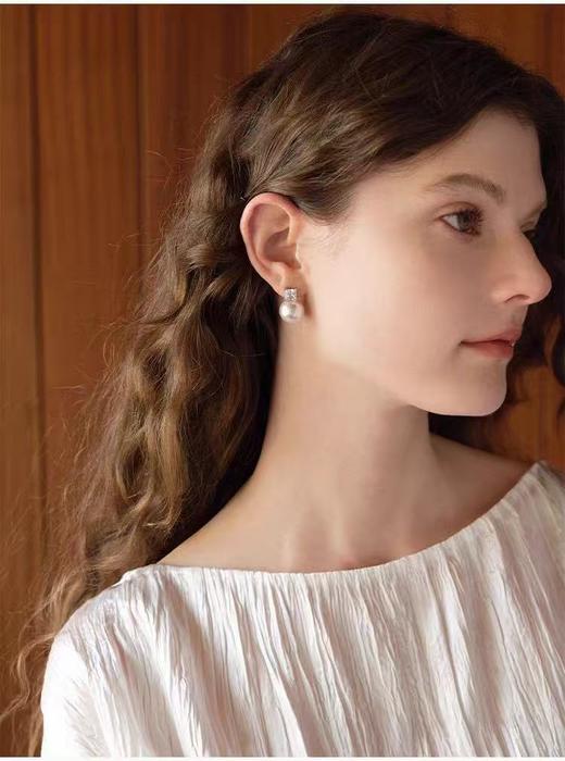 品味小姐姐首选！shes珍珠耳钉！ 商品图7
