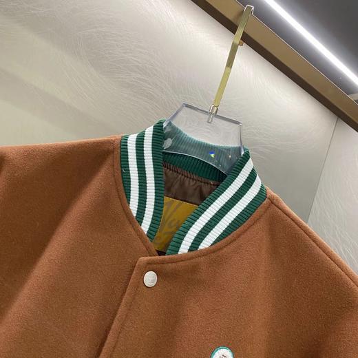 F0320100休闲刺绣立领网球校队撞色拼接棒球服夹克外套 商品图7