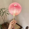 【夏日清凉❗️创意水果扇】仿真苹果造型萌趣十足，轻便不压手，竹柄流苏国风感，夏日纳凉神器，随身携带便携手摇扇家用高颜值学生L 商品缩略图0
