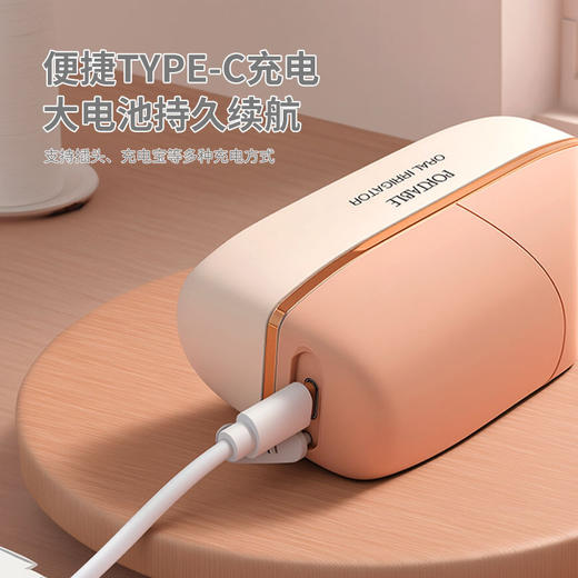 （爆仓预售3-5天）【便捷式电动冲牙器】出口外贸订单捡漏，4种喷嘴，高效洗牙，不伤牙龈，深入口腔无死角清洁，随身揣兜实现真正便携，差旅可用#L 商品图3