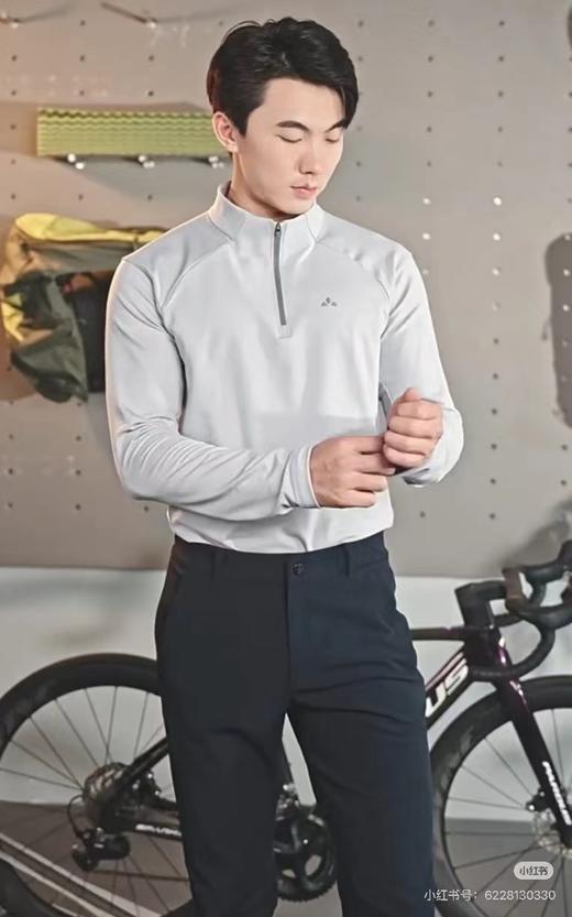 F032038新款户外透气打底衫男女款半拉链套头卫衣长袖 商品图12