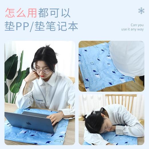 【夏日常备❗️新升级软冰冰垫】清凉降温，快速清凉，凉而不冰超舒服！夏季坐垫凉垫汽车水垫降温宠物冰凉垫子免注水凝胶学生水床垫 商品图1
