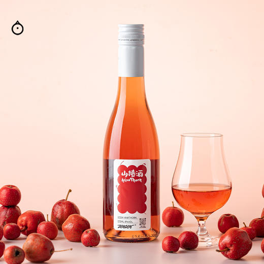 企鹅市集|河北秦皇岛 山楂酒375ml 自然发酵0香精 冰糖葫芦香 商品图1