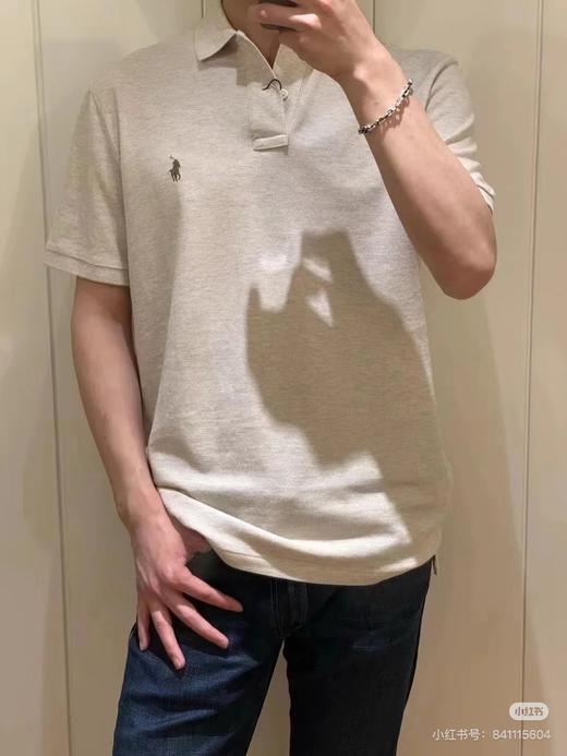 拉夫劳伦 新款经典款修身版弹力两粒扣短袖Polo衫 商品图4