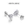 Ease·Shining系列 ShiningHouse[培育] 18k金钻石耳饰 圆钻形椭圆形水滴形公主方形心形马眼形人工真钻人造钻石K金耳饰简约钻石耳饰悦己送礼臻选【此商品不支持7天无理由退货退款】 商品缩略图7