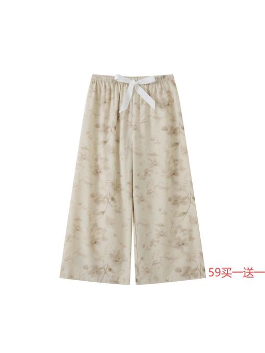 【第二件 0 元｜ 满2件 5 折】【秀黛】女休闲印花单裤女士夏季绵绸休闲裤W2553151T【门店同款】 商品图3