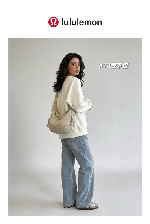 F0320145大容量单肩包腋下饺子包软质轻便单肩腋下包 商品图6