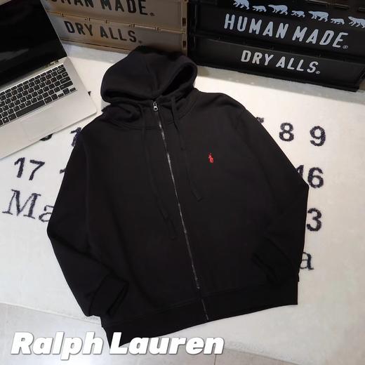 F032027春季新款男女同款精梳棉抓绒连帽拉链卫衣外套 商品图6