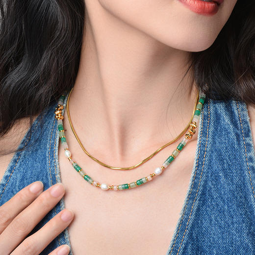 【春夏百搭款】Manreya玛芮雅春夏首饰系列丨彩色项链、多巴胺手链、花瓣耳钉项链、珍珠耳夹款 商品图4