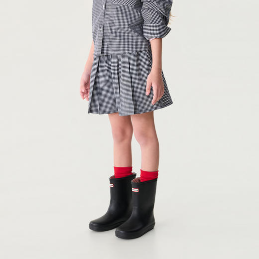 马克珍妮文艺格纹女童A字百褶裙裤2026年夏装新款560631 商品图1