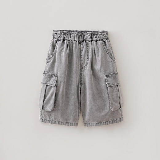 马克珍妮时髦有型男童八分工装软牛仔裤560376 商品图3