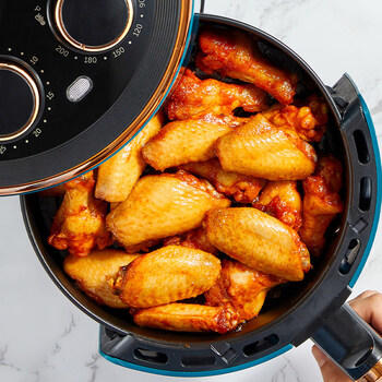 泰森（Tyson）十翅一桶净重380g/盒熟冻奥尔良经典风味炸鸡翅微波空气炸锅 商品图2