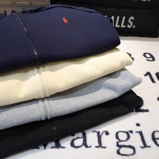 F032027春季新款男女同款精梳棉抓绒连帽拉链卫衣外套 商品图9