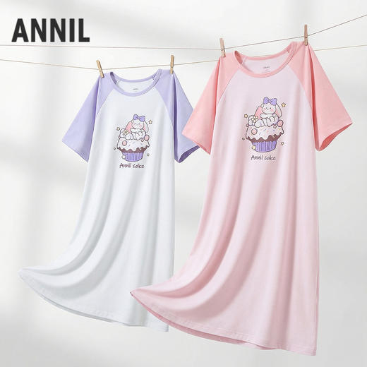 女童睡裙夏季新款安奈儿童装JG627766 商品图2