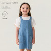 马克珍妮复古时髦女童牛仔背带裙2026年夏装新款560852 商品缩略图0