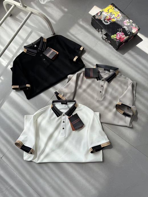 F032084春夏新款元素商务休闲男士短袖翻领T恤PoLo衫 商品图3