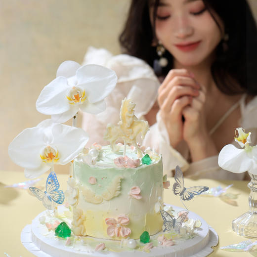 白羊座蛋糕【唤醒春日浪漫】1.5磅 香草奶油芒果夹心口味 商品图2