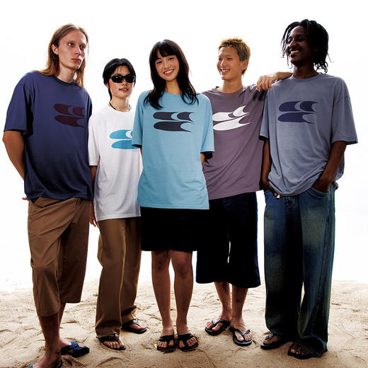 CryingCenter 棉感速干轻薄月牙logo短袖T恤 哭喊中心 商品图1