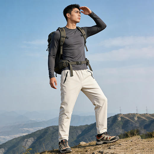 【定制线】迪**复刻·情侣款压胶多裁片风壳裤 A14-25998 商品图1