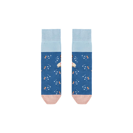 【焕新季】CORGI 英国进口 女款卡通美人鱼印花中筒袜 商品图4