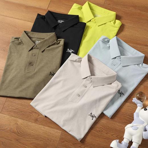 F0320135新款轻薄透气硅胶logo氨棉凉爽舒适短袖Polo衫 商品图1