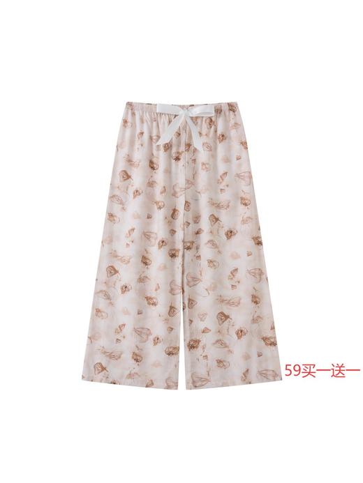 【第二件 0 元｜ 满2件 5 折】【秀黛】女休闲印花单裤女士夏季绵绸休闲裤W2553151T【门店同款】 商品图5