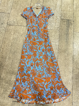 【门店同款】ENJOY夏季落日橘印花长裙 163301490