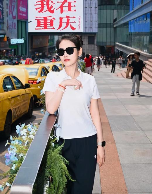 F032018夏季新款简约百搭轻盈柔韧透气运动短袖POLO衫 商品图11