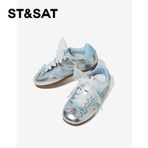 【童鞋】星期六芭蕾风蝴蝶结女童休闲德训SSE2192L1D 商品图2