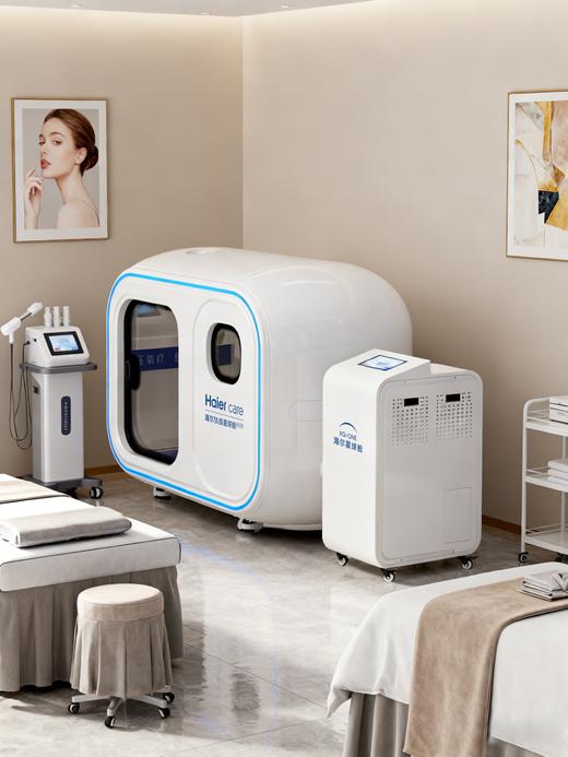 海尔5A星球仓家用微高压氧舱家用养生保健康复能量舱智能仓养老商用氧疗空间XQ-ONE 商品图14