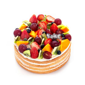 原味水果裸蛋糕