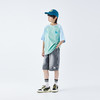 蓝汽水2026夏新品男童吸湿UPF50+防晒抗菌青少年插肩撞色短袖T恤 商品缩略图1