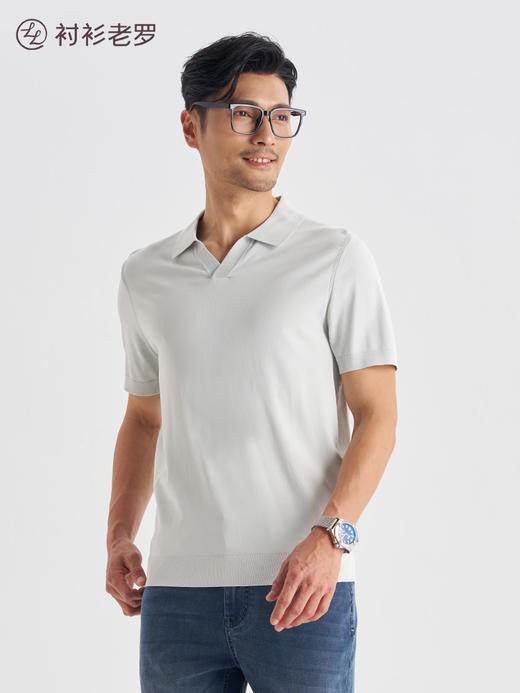 【爱家Polo】海鸥领纽徕丝云感透气遮肚针织衫265R0P949S【TONG】 商品图4