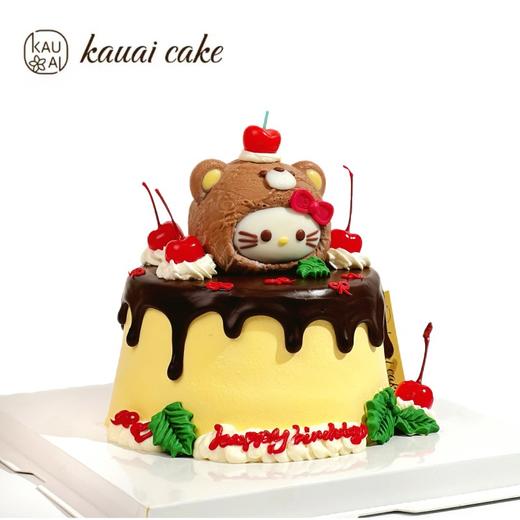 烤爱岛·kitty布丁烧 可爱萌宠的蛋糕·生日蛋糕系列 下午茶聚会生日节日【仅限深圳同城配送】 商品图1