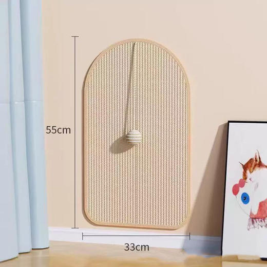 剑麻猫抓板猫咪玩具磨爪自嗨剑麻猫抓垫幼猫成猫通用猫猫玩具批发 商品图2