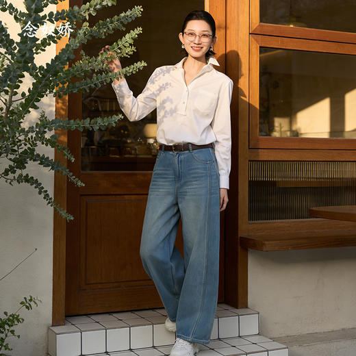 【商场同款】CNB6397 “ 云舞白衬衫 ” 舒适与质感并存 商品图4