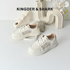 经典鲨2026年夏季专柜新品韩版薄款透气平底休闲鞋小白鞋女KW194-629051 商品缩略图0
