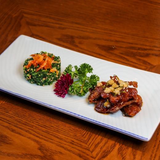 【水沙涟中餐厅 春鲜至味双人餐】午/晚餐通用！精选菜品：烟熏⼴安狮子头、红焖雪花和牛尾、红烧秧草河豚鱼、淮扬腌笃鲜笋汤...尝鲜水沙涟时令菜色同时体验招牌风味！ 商品图4