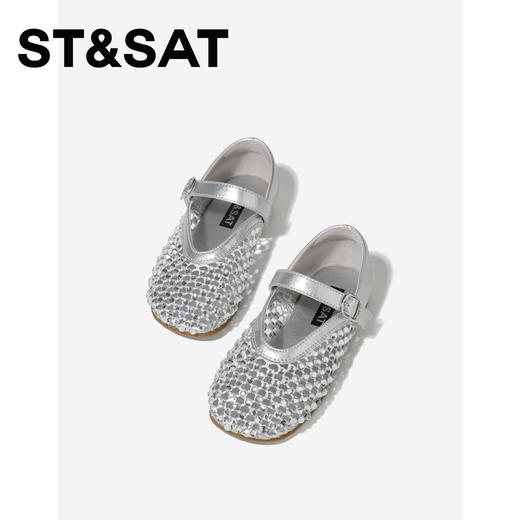 【童鞋】星期六优雅镂空凉爽女童凉鞋SSE2191L2R 商品图1