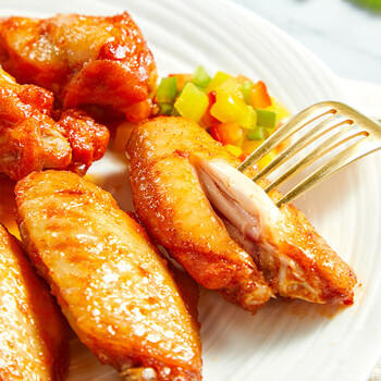 泰森（Tyson）十翅一桶净重380g/盒熟冻奥尔良经典风味炸鸡翅微波空气炸锅 商品图8