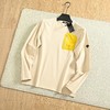 F032010春季新品户外运动休闲圆领拼色口袋长袖套头衫 商品缩略图1