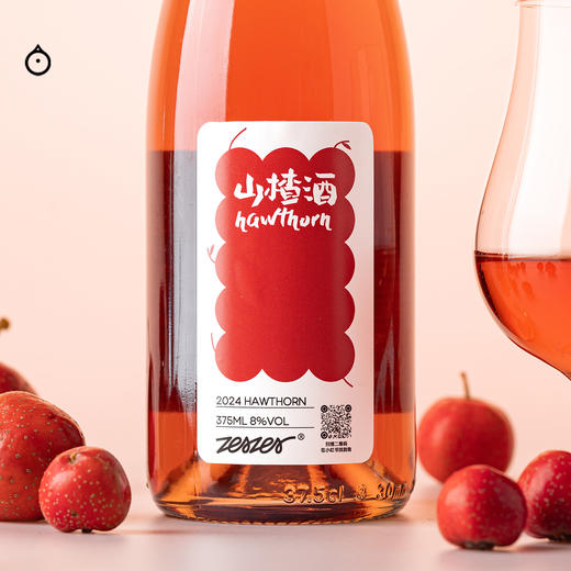企鹅市集|河北秦皇岛 山楂酒375ml 自然发酵0香精 冰糖葫芦香 商品图4