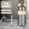 新品上新【1200ML一盖双饮水杯】大容量运动水杯 男生女生高颜值塑料杯 儿童学生夏季户外健身带吸管杯子 商品缩略图5