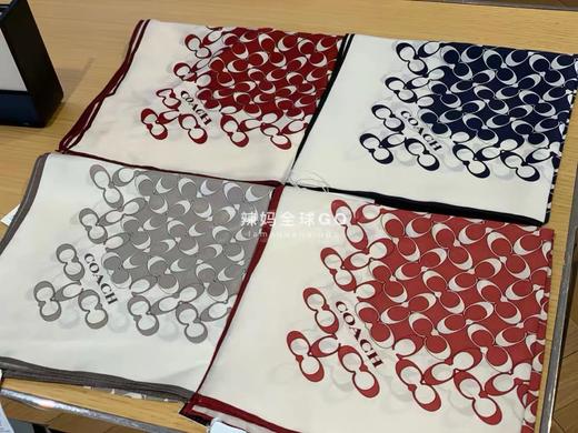 F0320114真丝面料织面纹理可做围巾配饰百搭大尺寸真丝方巾 商品图6