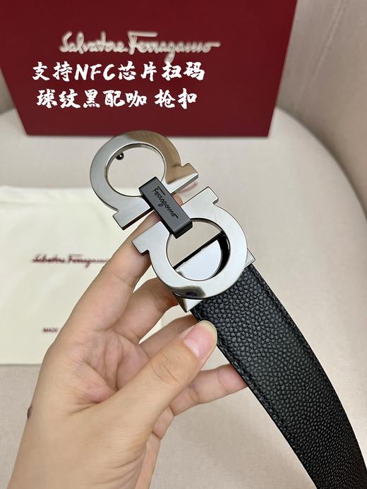 菲拉格慕. 扣头：（金/银 可选）新款纯钢扣 球纹 3.4cm（GD） 商品图12