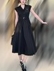 女款V领腰带连衣裙he010 商品缩略图3