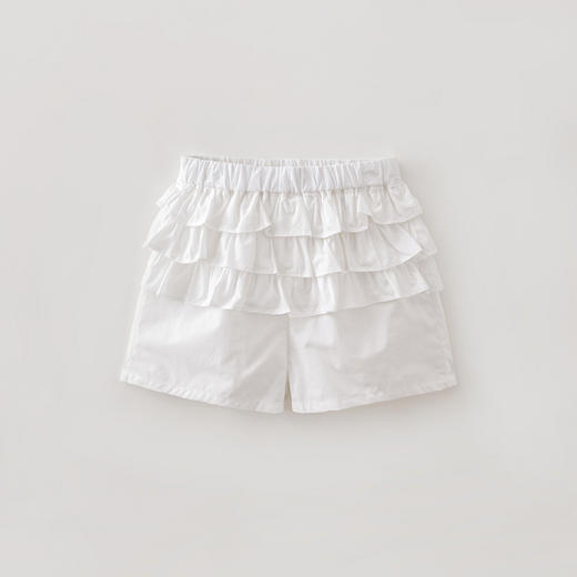 马克珍妮甜美花边女童纯棉短裤2026年夏装新款560738 商品图1