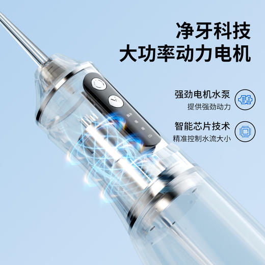 【稳压控频❗️深彻洁齿】便携冲牙器电动口腔清洁器手持洗牙器口腔护理去牙结石神器。ya 商品图1
